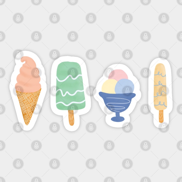 Ice Cream Joy Sticker by awesomesaucebysandy